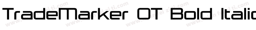 TradeMarker OT Bold Italic字体转换
